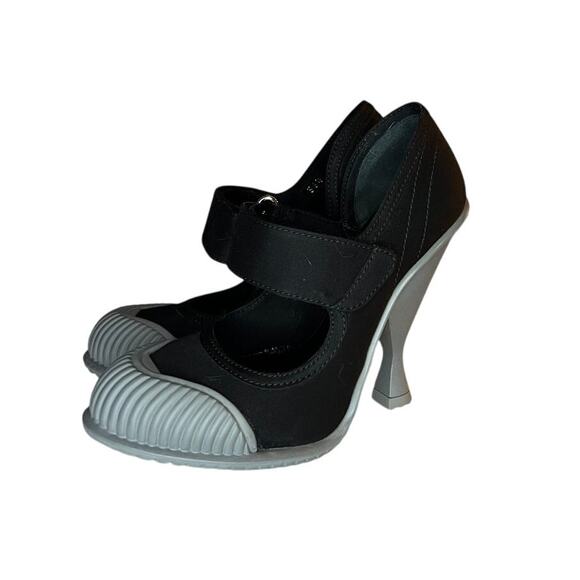 Prada Gabardine Velcro Pumps 36.5 - Picture 3 of 6